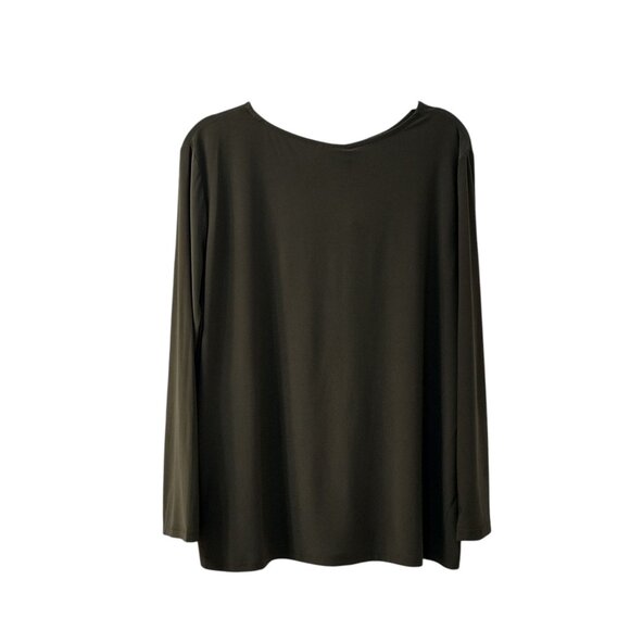 NWT-Antthony Originals: 2-Piece Pull-on Pant Set, Size 2X, Olive Green - Picture 4 of 11